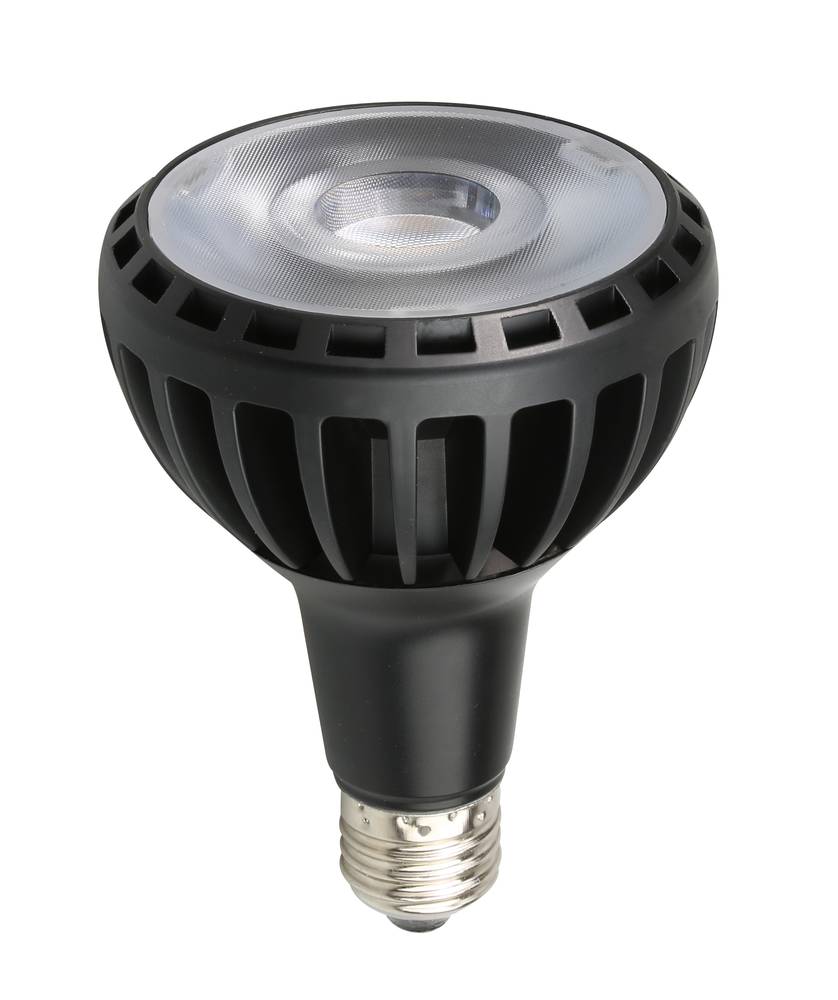 1528 LED PAR30 25W/220V E27 6000K RA80 – BLACK - Image 1