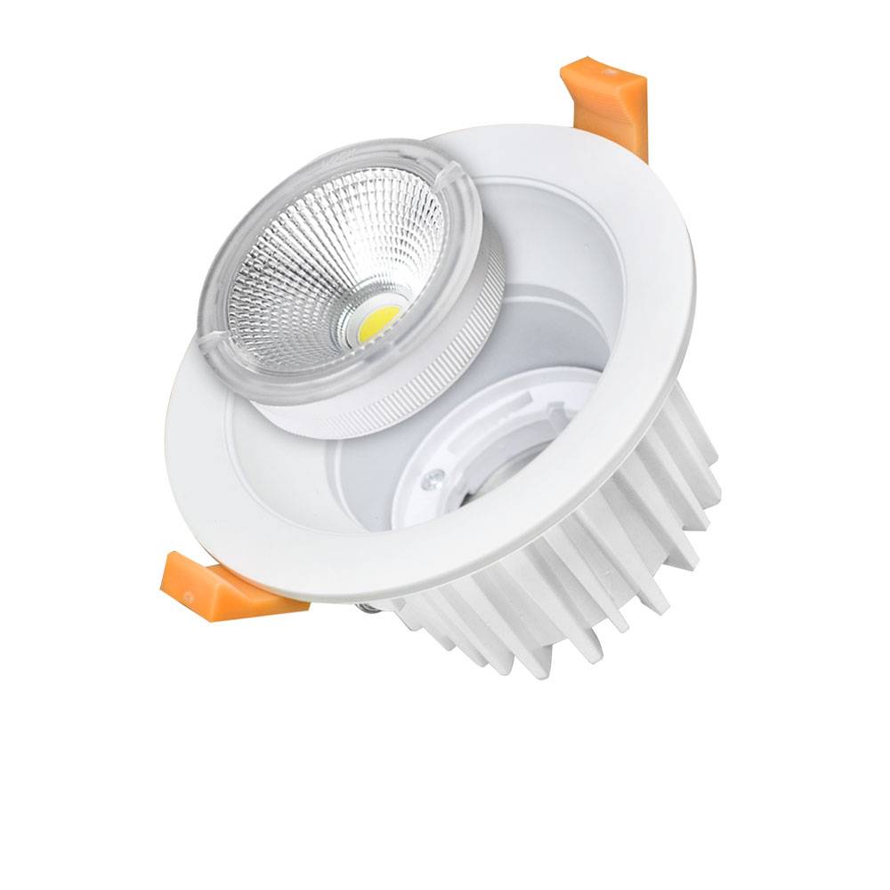 3244 35W LED ЛУНА COB КРЪГЛА, СМЕНЯЩ ЧИП, 4500K - Image 1