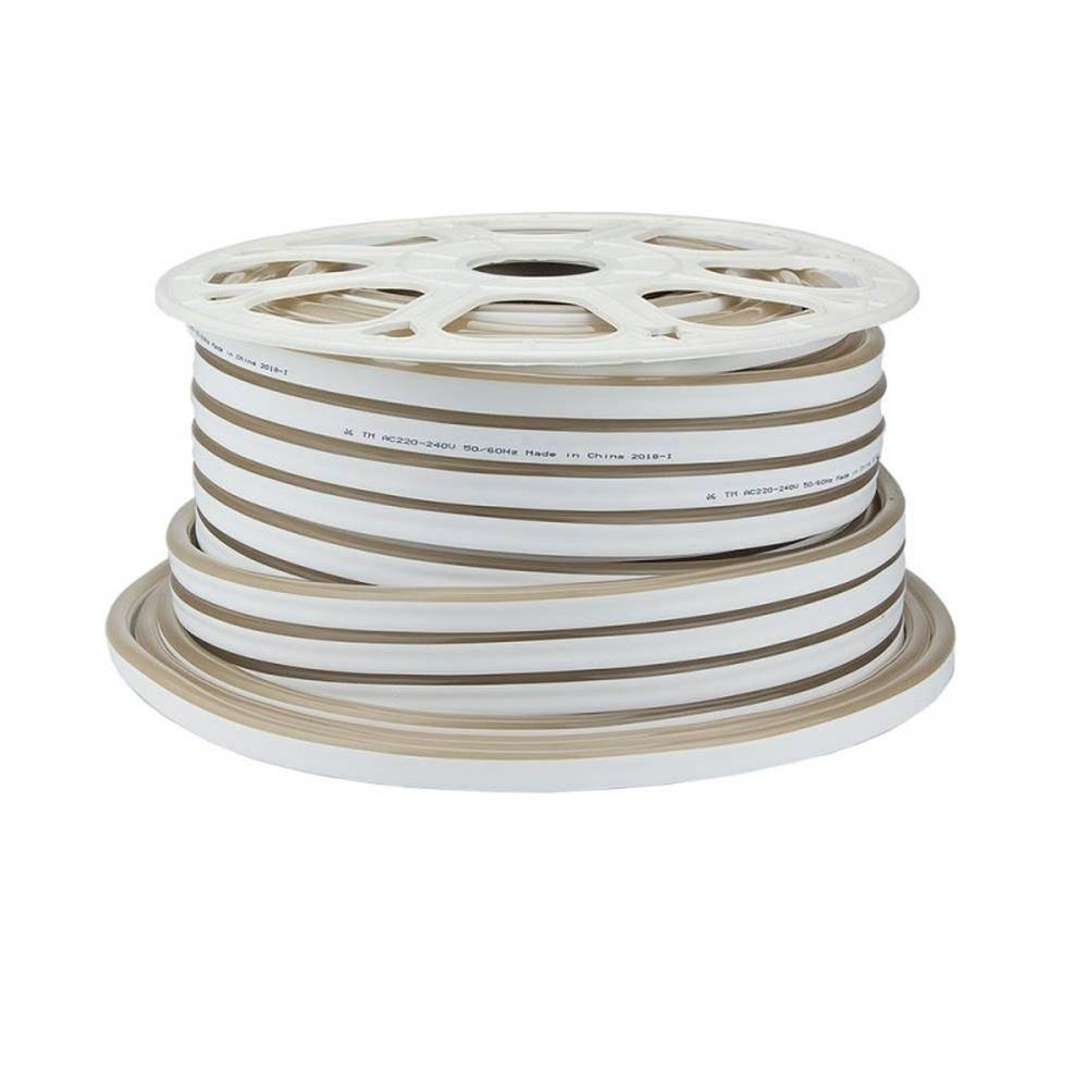 4586 1m LED ГЪВКАВ НЕОН 220V 8.5W/m 300LM/m 120SMD/m КЕХЛИБАР – IP65 - Image 1