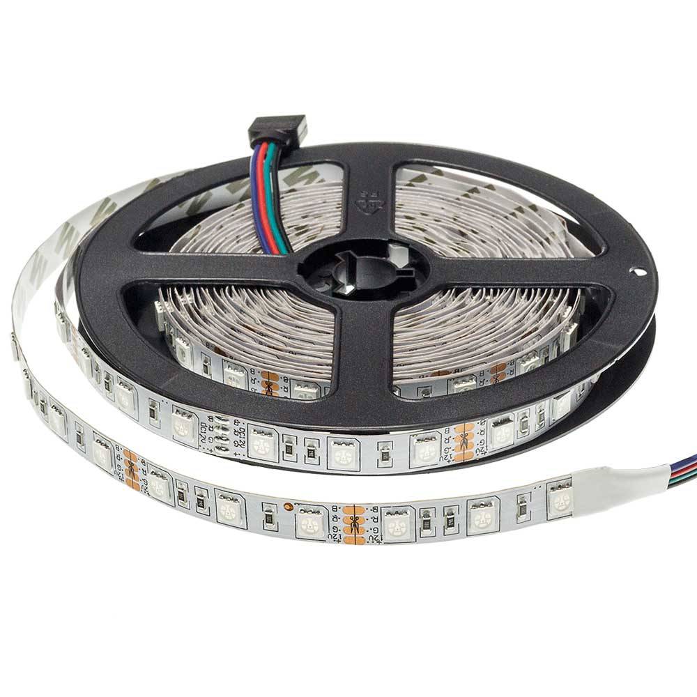 4861 24V LED ЛЕНТА 1ролка-5м, 5050 60 SMD/m RGB НЕВЛАГОЗАЩИТЕНА - Image 1
