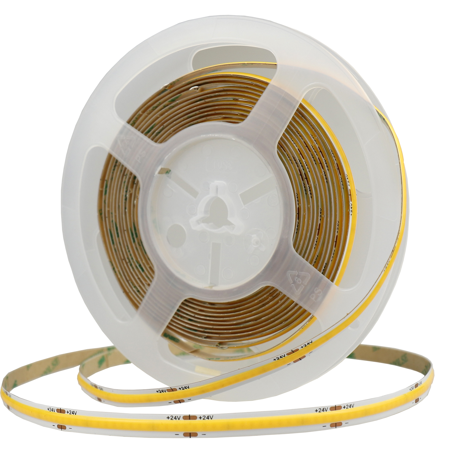 4941 LED COB ЛЕНТА 1ролка-5м 24V 320SMD/m 6000K IP20 10W/M RA90 - Image 1