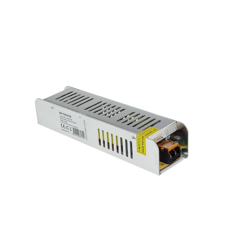 6132 100W SLIM ЗАХРАНВАНЕ ЗА LED ЛЕНТА 12V 8.5A – МЕТАЛ 100W SLIM ЗАХРАНВАНЕ ЗА LED ЛЕНТА 12V 8.5A – МЕТАЛ - Image 1