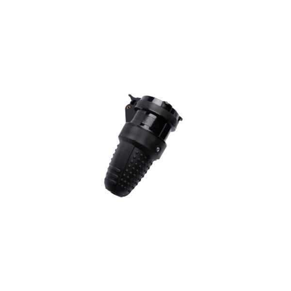 7632 ЗАХРАНВАЩ КОНТАКТ IP44 16A, 230V, Max3500W – BLACK - Image 1