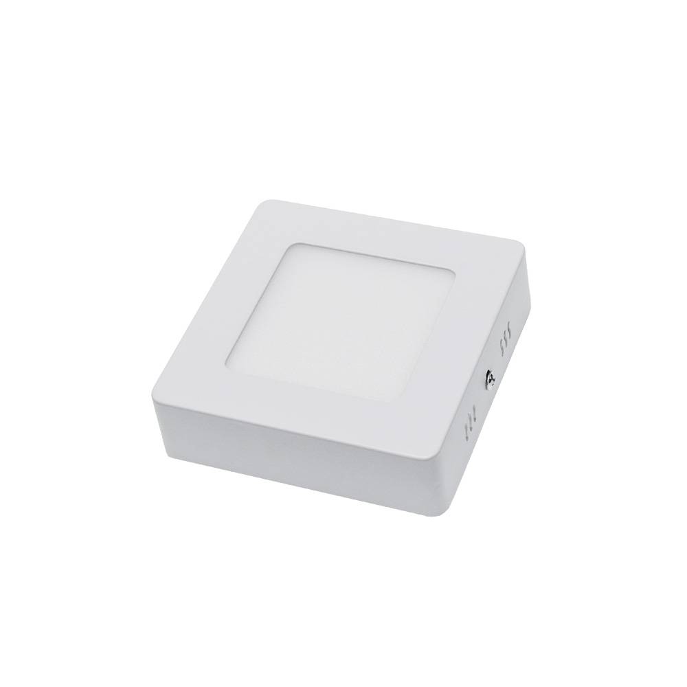 2238 6W LED ПАНЕЛ ЗА ВЪНШЕН МОНТАЖ КВАДРАТЕН AC85-265V 50-60Hz – Топло Бяла - Image 1