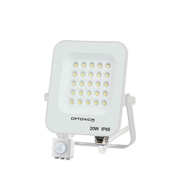 5763 LED SMD ПРОЖЕКТОР БЯЛ 20W 1800LM AC220-240V 90° IP65 6000K + СЕНЗОР - Image 1