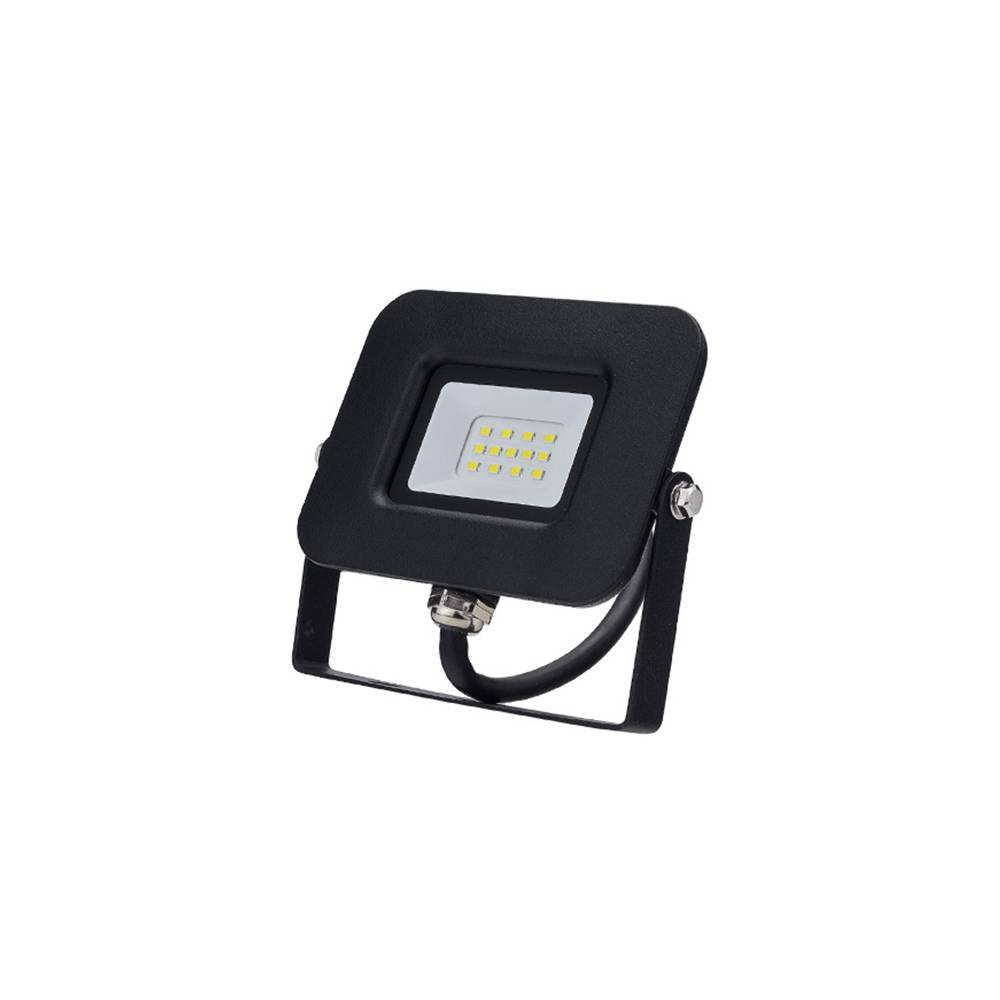 5881 10W LED SMD ПРОЖЕКТОР ЧЕРЕН AC170-265V 150° IP65 70CM КАБЕЛ – Неутрално Бяло - Image 1