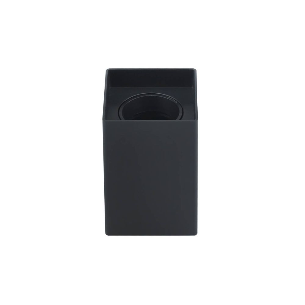 2004 КВАДРАТНО ТЯЛО ЧЕРНО GU10 ЦОКЪЛ ПЛАСТМАСА IP20 MAX-10W - Image 1
