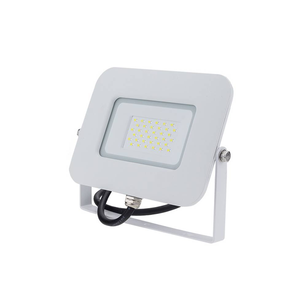 5873 30W LED SMD ПРОЖЕКТОР БЯЛ AC170-265V 150° IP65 70CM КАБЕЛ – Топло Бяла - Image 1