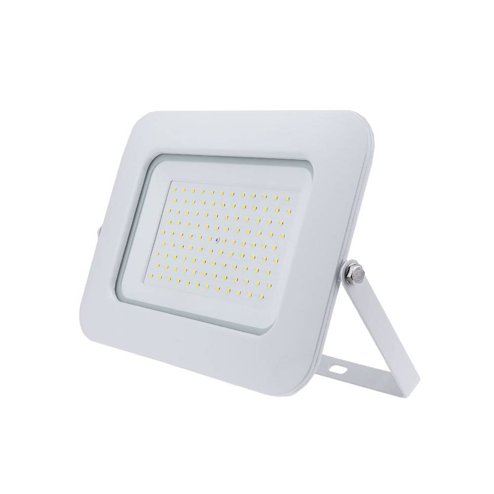 5877 100W LED SMD ПРОЖЕКТОР БЯЛ AC170-265V 150° IP65 70CM КАБЕЛ – Студено Бял - Image 1