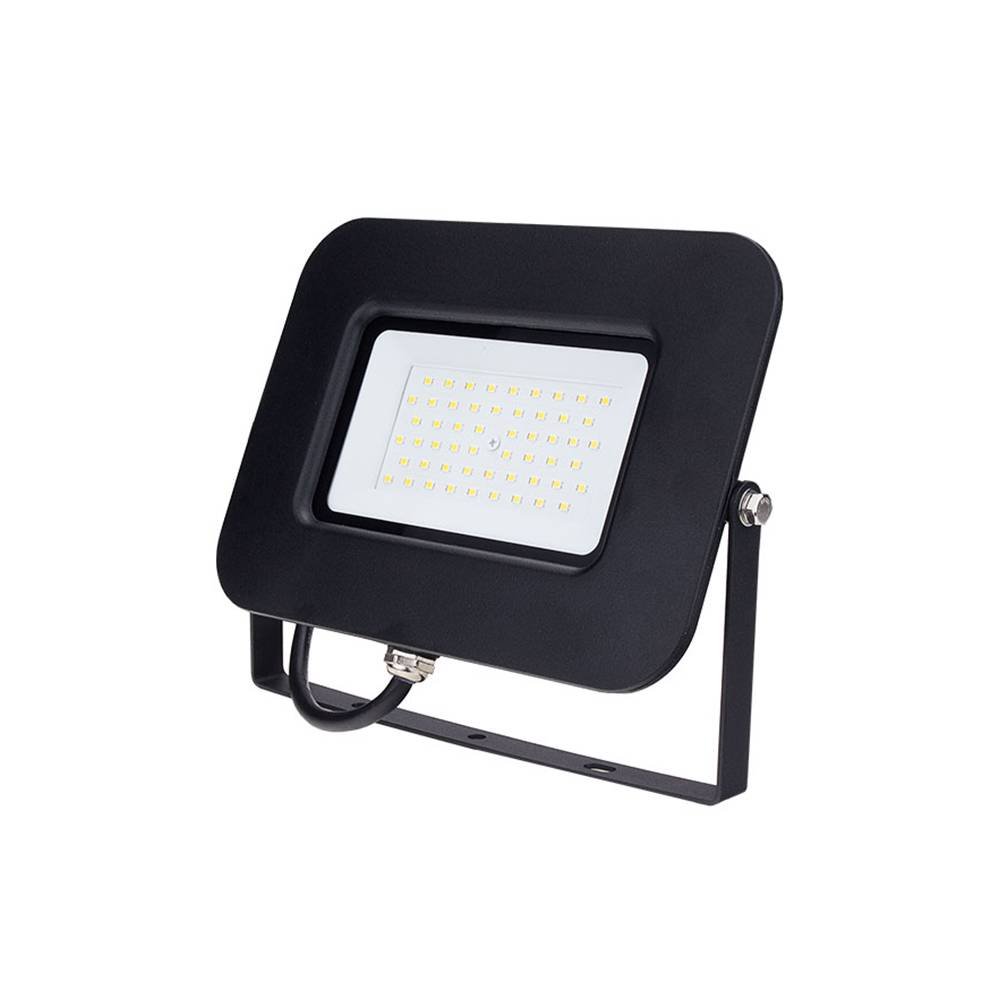 5890 50W LED SMD ПРОЖЕКТОР ЧЕРЕН AC170-265V 150° IP65 70CM КАБЕЛ – Неутрално Бяло - Image 1