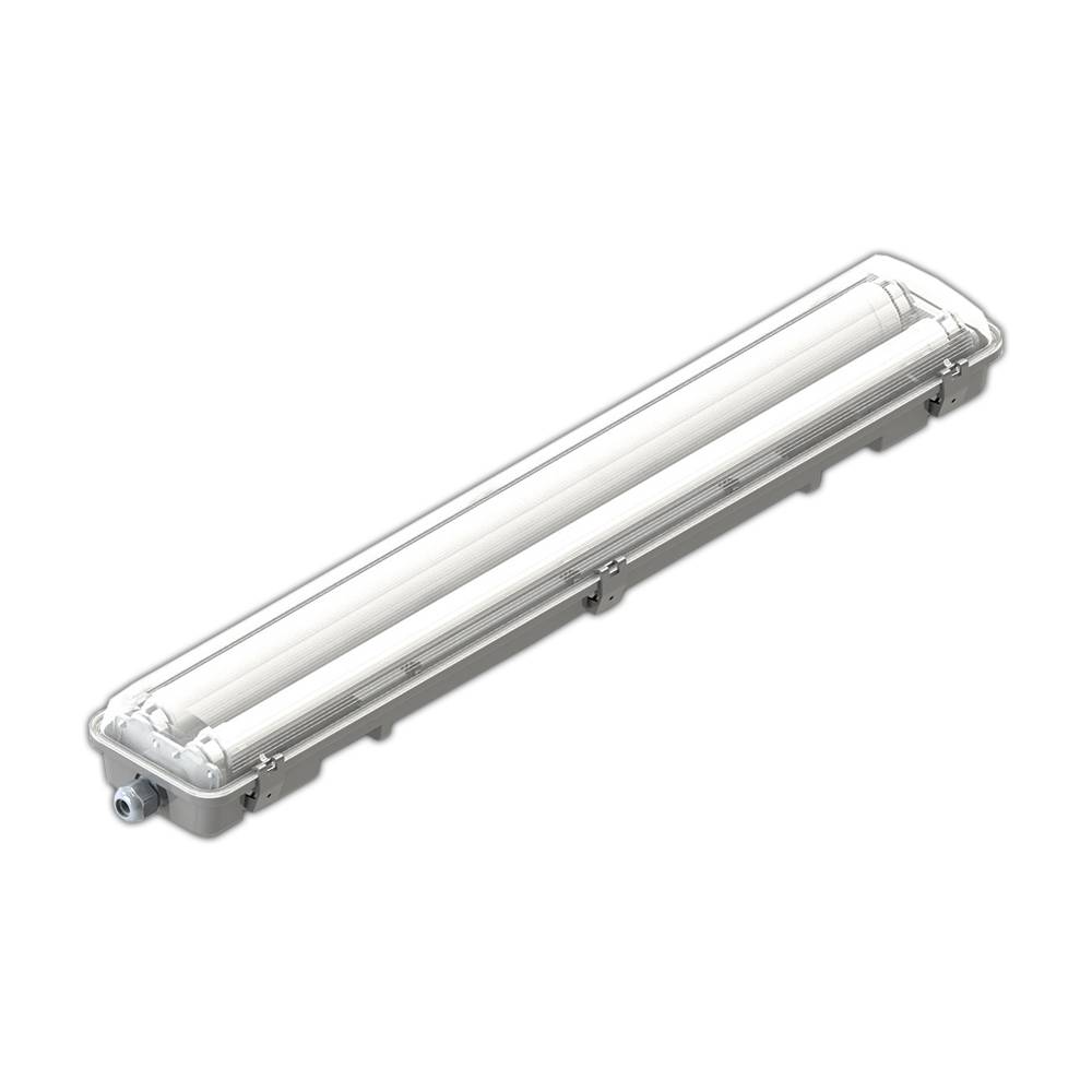 6733 Тяло С Едностранна LED Пура T8 2х9W 60см – Студено Бяла - Image 1