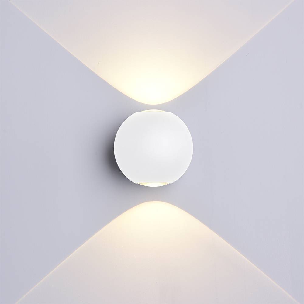 7496 LED СТЕНЕН ОСВЕТИТЕЛ CREE AC100-240V 6W IP54 660LM БЯЛО ТЯЛО 4000K - Image 1