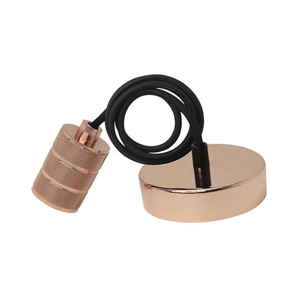 9028 РЕТРО ПЕНДЕЛ LIGHT HOLDER 1M E27 РОЗОВО ЗЛАТО - Image 1