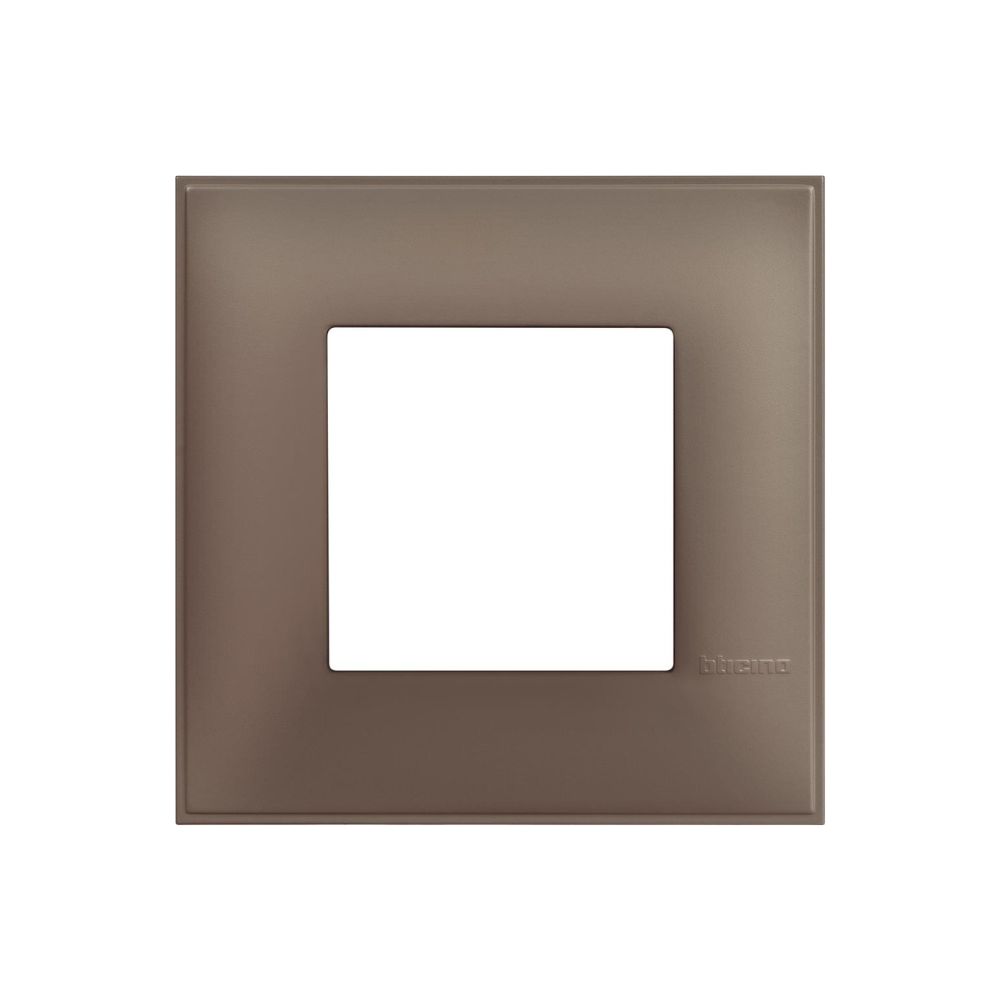 R4802TF Classia Лицева рамка единична 2М кафяв мат - Image 1
