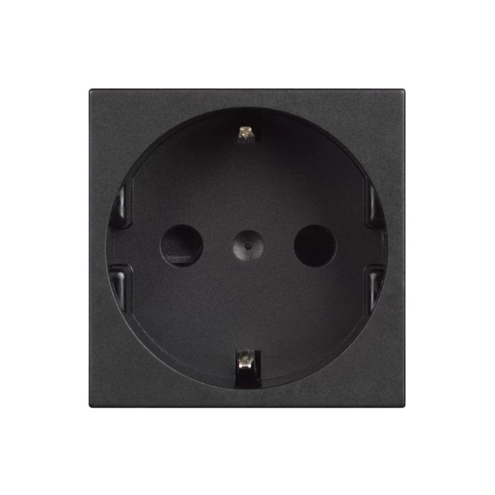 RG4141P Classia Контакт шуко 16А черен - Image 1