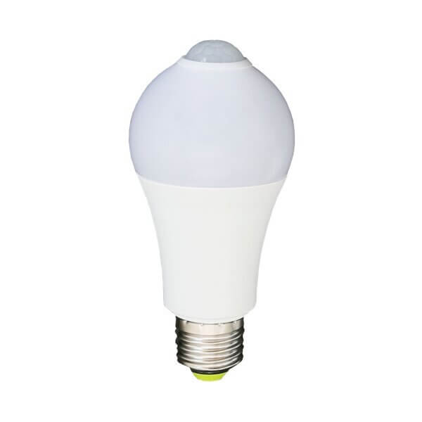 1710 LED КРУШКА+PIR СЕНЗОР E27 A60 7W 220-240V 560LM 6000K - Image 1