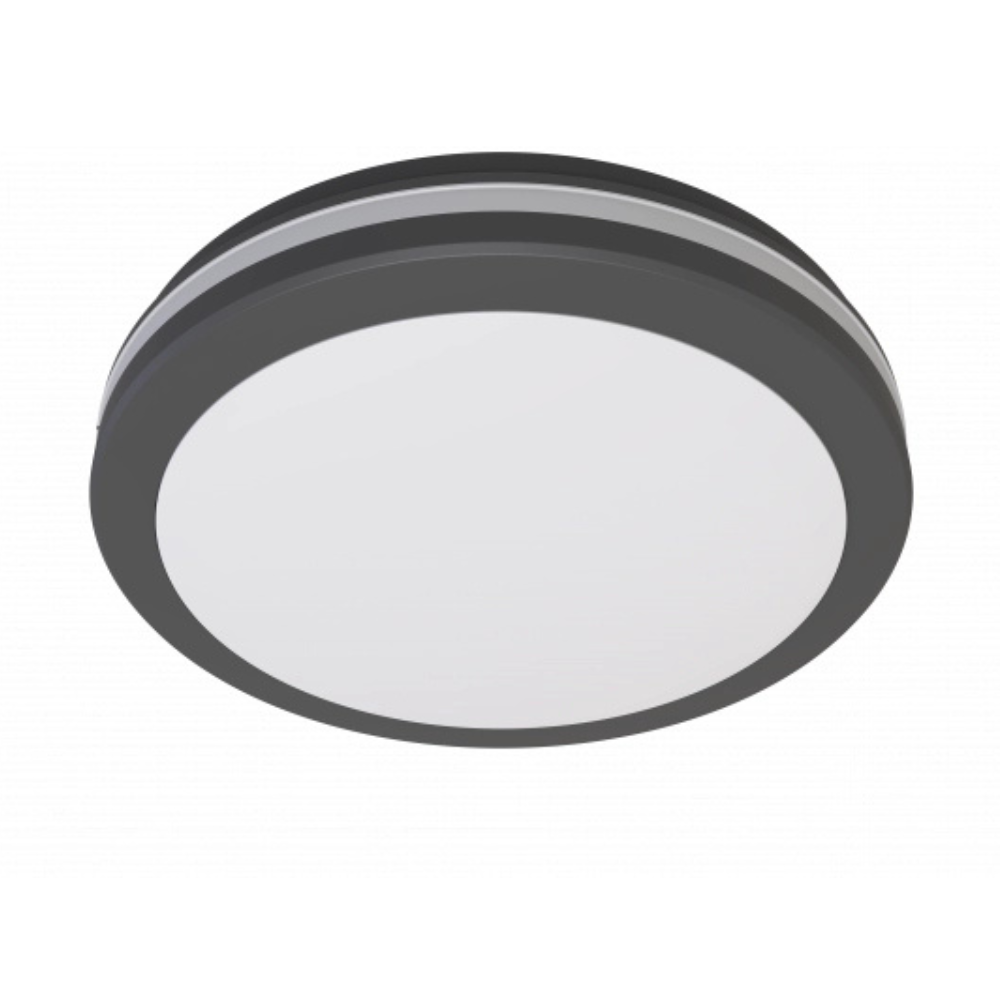 2828 LED ОСВЕТИТЕЛНО ТЯЛО 30W 3000LM CCT ЧЕРНО IP65 С МИКРОВЪЛНОВ СЕНЗОР - Image 1