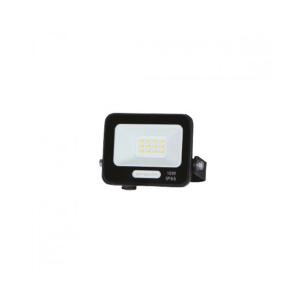 15816 LED SMD ПРОЖЕКТОР ЧЕРЕН 10W 90lm/W AC180-265V 120° IP65 3000K – 15cm КАБЕЛ - Image 1
