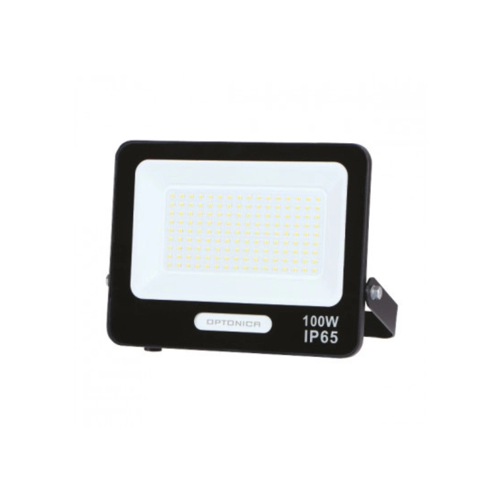 15828 LED SMD ПРОЖЕКТОР ЧЕРЕН 100W 90lm/W AC180-265V 120° IP65 6000K – 15cm КАБЕЛ - Image 1