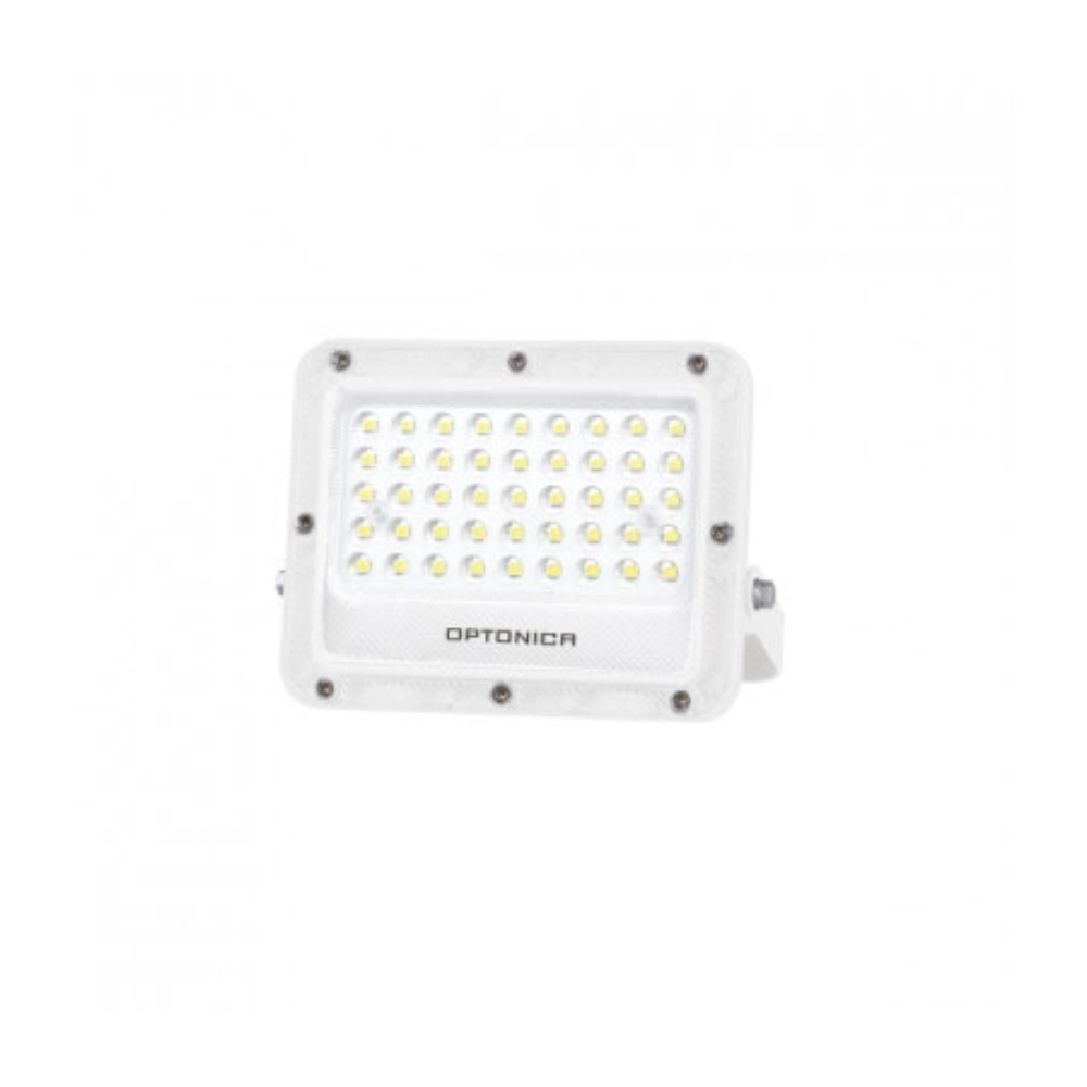 15867 LED SMD ПРОЖЕКТОР БЯЛ 30W 100lm/W AC180-265V 90° IP65 3000K – 30cm КАБЕЛ - Image 1