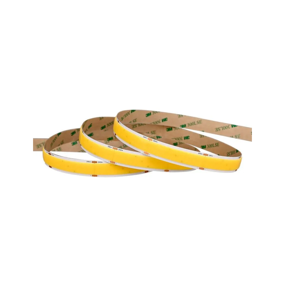 4966 5m LED COB ЛЕНТА 24V 28W/m 2800LM/m 960LED/m 20mm 3000K - Image 1