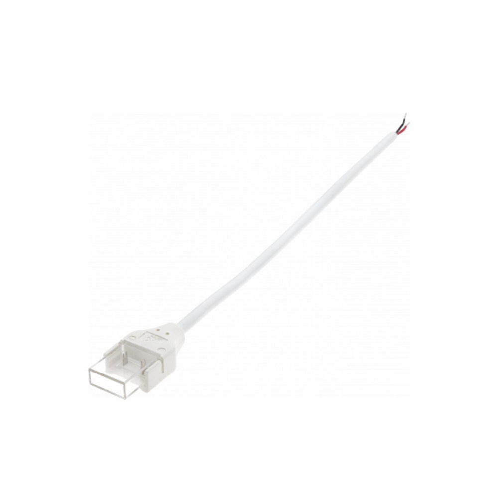 6561 ВОДОУСТОЙЧИВ КОНЕКТОР 2 ПИНА ЗА 10mm SMD ЛЕНТА С 15cm ДВУЖИЛЕН КАБЕЛ - Image 1