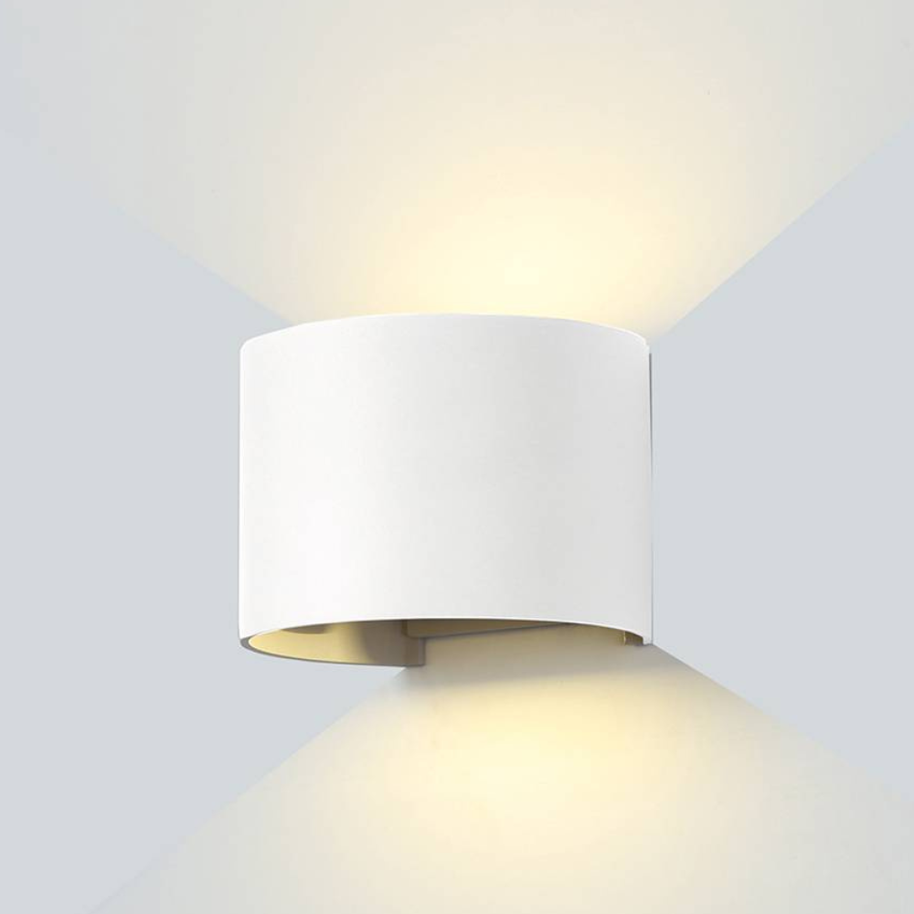 7463 LED СТЕНЕН ОСВЕТИТЕЛ EPISTAR 6W 660LM БЯЛО ТЯЛО 3000K IP54 - Image 1